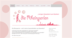 Desktop Screenshot of die-rheinperlen.de