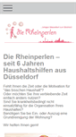 Mobile Screenshot of die-rheinperlen.de